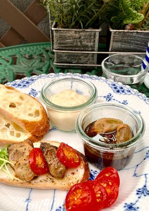 くんせい牡蠣とクリームソースのカナッペ-レシピのメイン写真