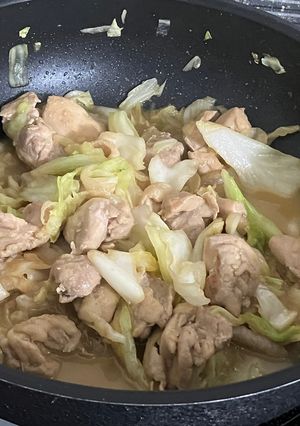 鶏肉とキャベツのガリバタ炒め-レシピのメイン写真