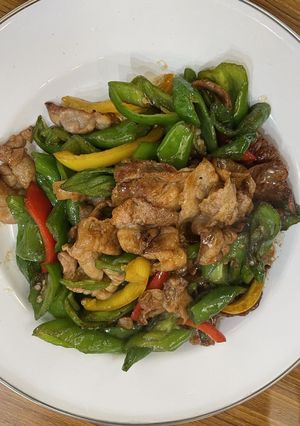 万願寺唐辛子と豚肉のオイスターソース炒め-レシピのメイン写真