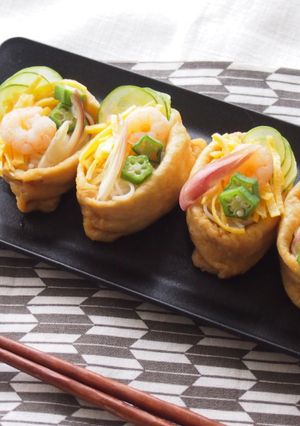 【島の光めんつゆ】そうめんいなり-レシピのメイン写真