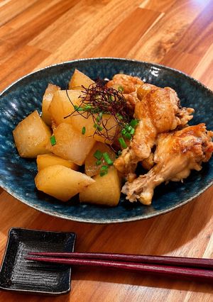 【ホロホロ】鶏手羽元と大根のさっぱり煮-レシピのメイン写真