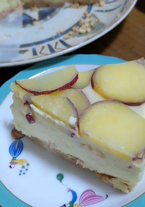 さつま芋たっぷりレアチーズケーキ-レシピのメイン写真