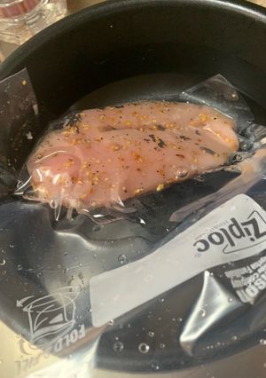 鶏むねサラダチキン60度3時間電気圧力鍋-レシピのメイン写真