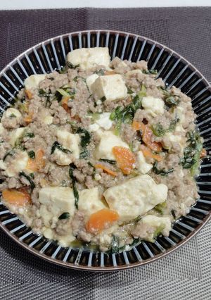 豆腐とニラの肉味噌炒め-レシピのメイン写真