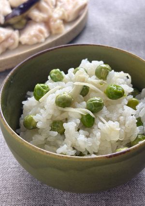 グリーンピースと新生姜のご飯-レシピのメイン写真
