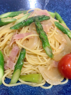 アスパラとベーコンのバター醤油パスタ-レシピのメイン写真