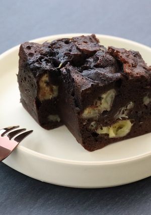 バレンタインにも！チョコバナナケーキ-レシピのメイン写真