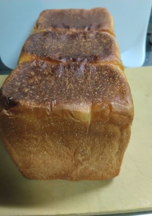 ２斤型中種７0%仕込み角食パン（忘備録）-レシピのメイン写真