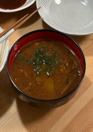 きのこの味噌汁-レシピのメイン写真