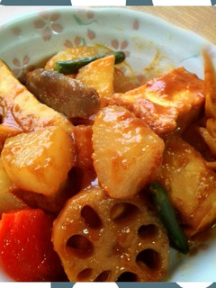 大根と厚揚げのにんにく味噌炒め!-レシピのメイン写真