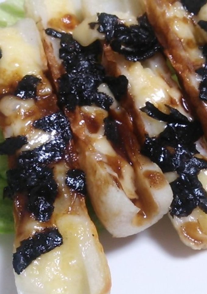 お好み焼き風チーズちくわ-レシピのメイン写真