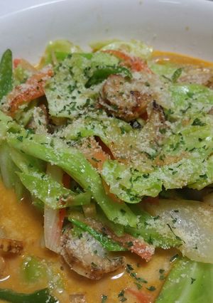 ◆ホタテと野菜のトマトクリーム煮◆-レシピのメイン写真