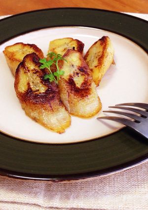 超簡単！朝ごはんにも！焼きバナナ♡-レシピのメイン写真