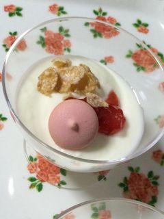 マシュマロヨーグルト-レシピのメイン写真