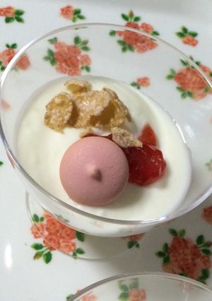マシュマロヨーグルト-レシピのメイン写真