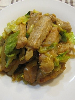 豚ロースの味噌はちみつ漬け回鍋肉風-レシピのメイン写真