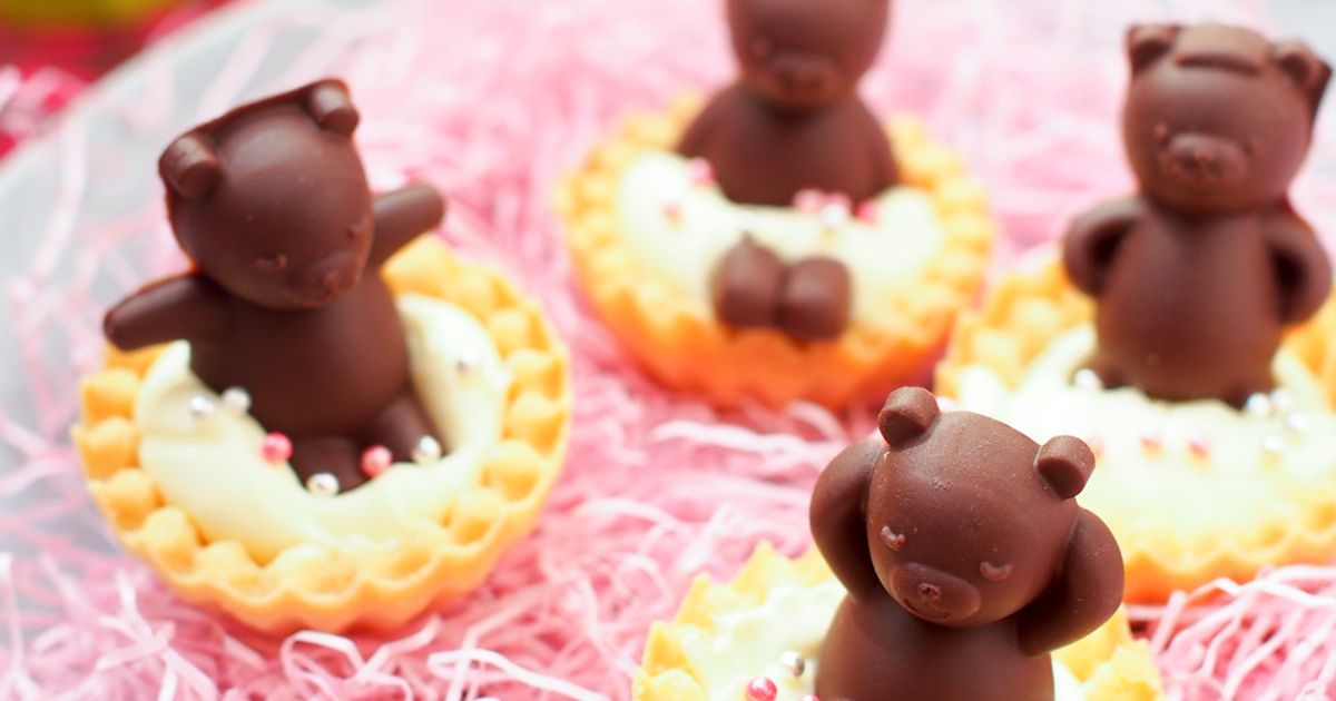 くまタルト♡ お風呂くまチョコチーズタルト by 貝印（KAI） 【クックパッド】 簡単