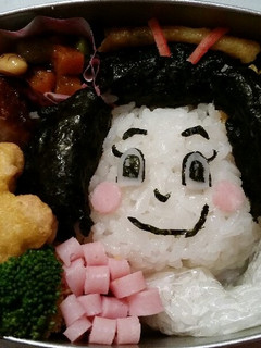 妖怪ウォッチ ろくろ首 キャラ弁-レシピのメイン写真
