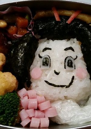 妖怪ウォッチ ろくろ首 キャラ弁-レシピのメイン写真