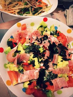 アボカドとトマトのわさび醤油サラダ♡-レシピのメイン写真