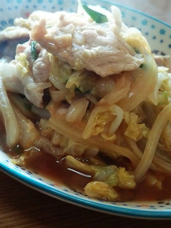簡単!豚肉と白菜の炒め物-レシピのメイン写真