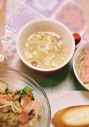 キノコとベーコンのバター醤油サラダ-レシピのメイン写真