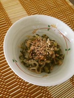 ★あと一品♪大根の葉と糸こんにゃく炒め-レシピのメイン写真