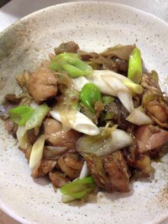 鶏肉と白ネギの炒め煮-レシピのメイン写真