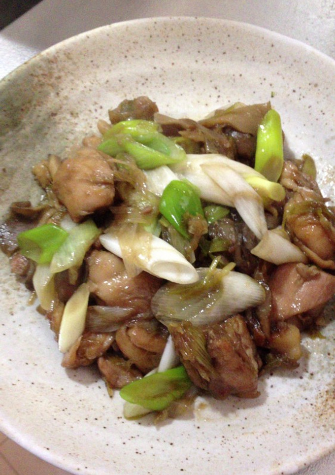 鶏肉と白ネギの炒め煮-レシピのメイン写真