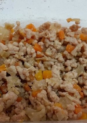 アレンジ自在のミンチベース 離乳食に-レシピのメイン写真