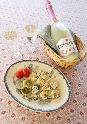 ライチフレーバーのホワイト生チョコ-レシピのメイン写真
