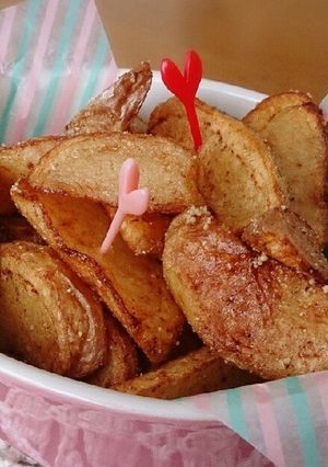 ＊皮付きポテト～ガーリック風味＊-レシピのメイン写真