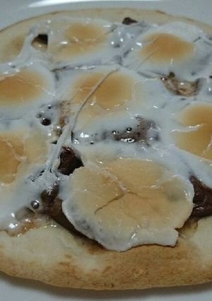 ☆トルティーヤの皮でチョコピザ☆-レシピのメイン写真