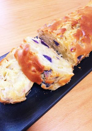 りんごと紫いものパウンドケーキ-レシピのメイン写真