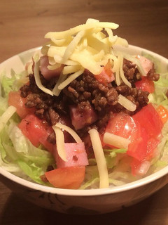 北海道産チーズで楽しむお手軽タコライス-レシピのメイン写真