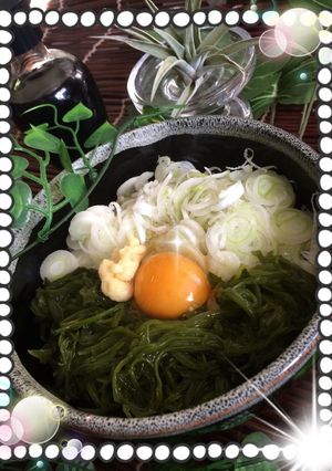めかぶたっぷりヘルシーぶっかけうどん-レシピのメイン写真