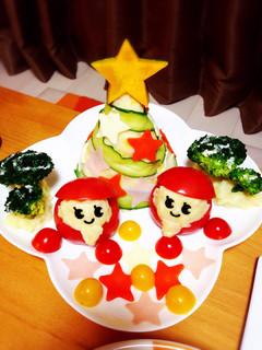 ☆クリスマスの森のサラダ☆-レシピのメイン写真