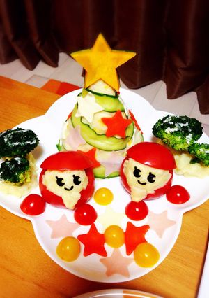 ☆クリスマスの森のサラダ☆-レシピのメイン写真