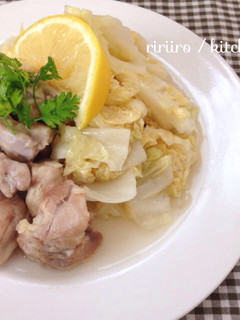 鶏肉と白菜のココナッツバター蒸し-レシピのメイン写真