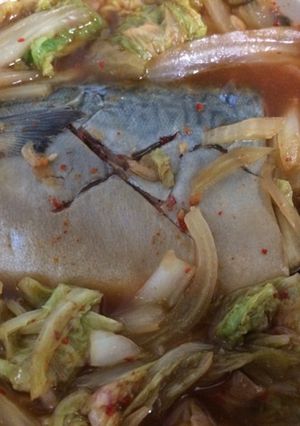 あったか☆サバと白菜のキムチ煮込み-レシピのメイン写真
