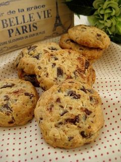 板チョコとアーモンドのビスケット-レシピのメイン写真