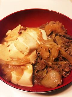 簡単あったか肉豆腐-レシピのメイン写真