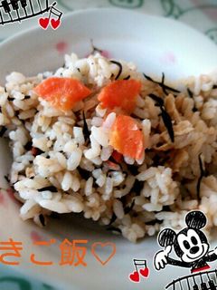簡単!ひじきご飯♡-レシピのメイン写真
