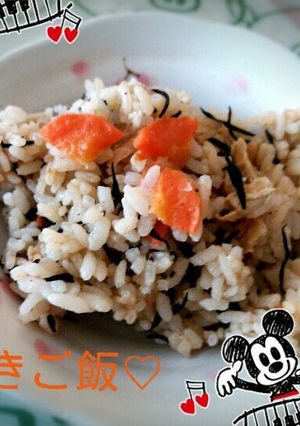 簡単！ひじきご飯♡-レシピのメイン写真