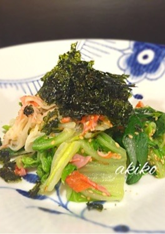 白菜とカニカマの胡麻炒め-レシピのメイン写真