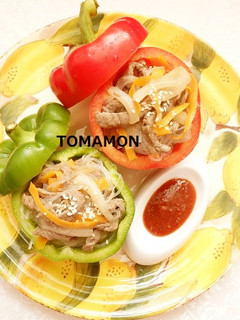 シンプル簡単✿牛肉・野菜・春雨の炒め和え-レシピのメイン写真