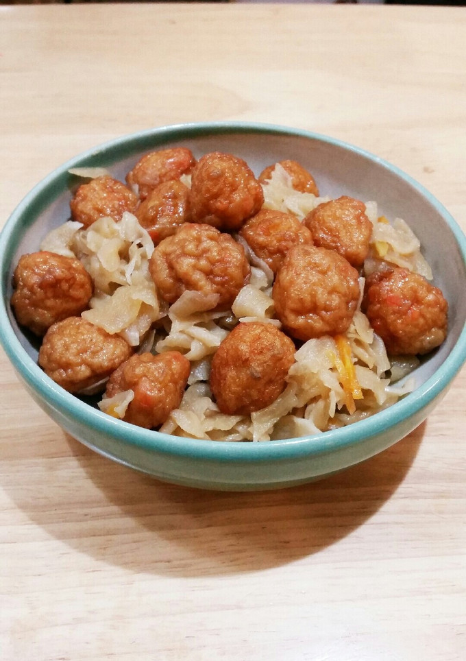 切り干し大根と揚げボールの煮物-レシピのメイン写真