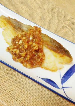 タラの甘うまピーナッツ味噌ダレがけ♪-レシピのメイン写真