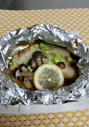 鱈のバターレモンホイル焼き-レシピのメイン写真