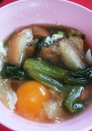 車麩とほうれん草の朝食スープ-レシピのメイン写真